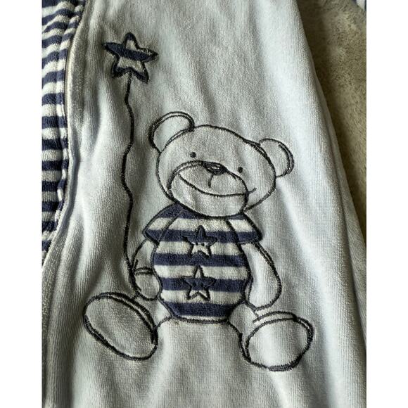 BloomStar Infant Wearable Blanket Sleep Sack Blue  Zip-Up Sleeper Size 6–12M - Picture 4 of 5